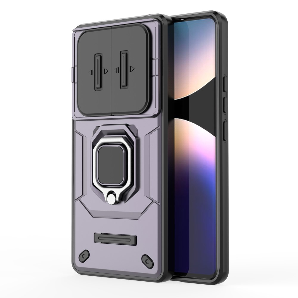 Lens odolný kryt na Xiaomi Redmi Note 14 Pro - fialový