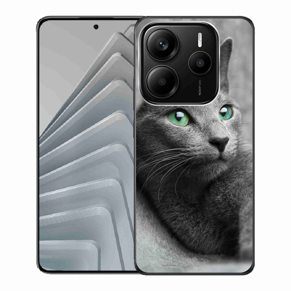 Gelový kryt mmCase na Xiaomi Redmi Note 14 5G - kočka 2
