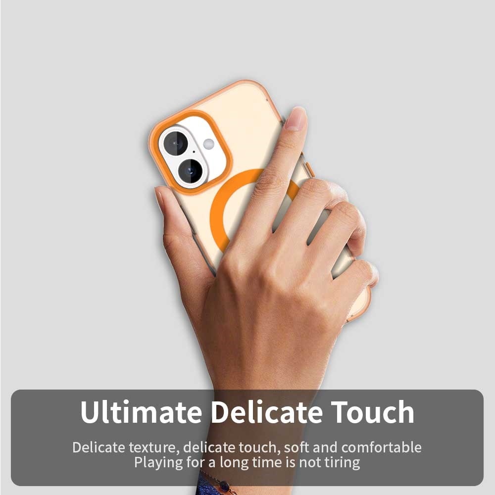 Candy gelový obal MagSafe pro iPhone 17 - oranžový