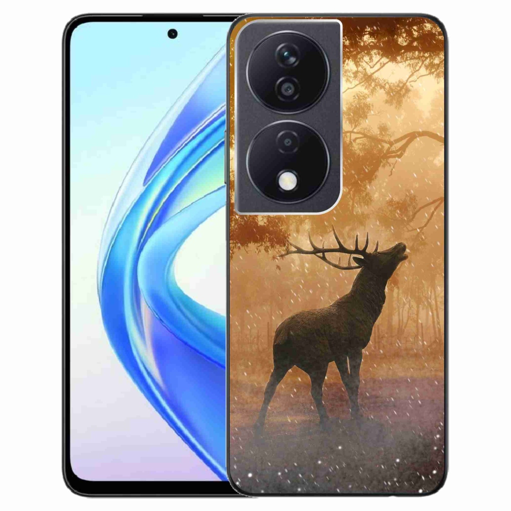 Gelový kryt mmCase na Honor X7b/Honor 90 Smart - jelen v říji