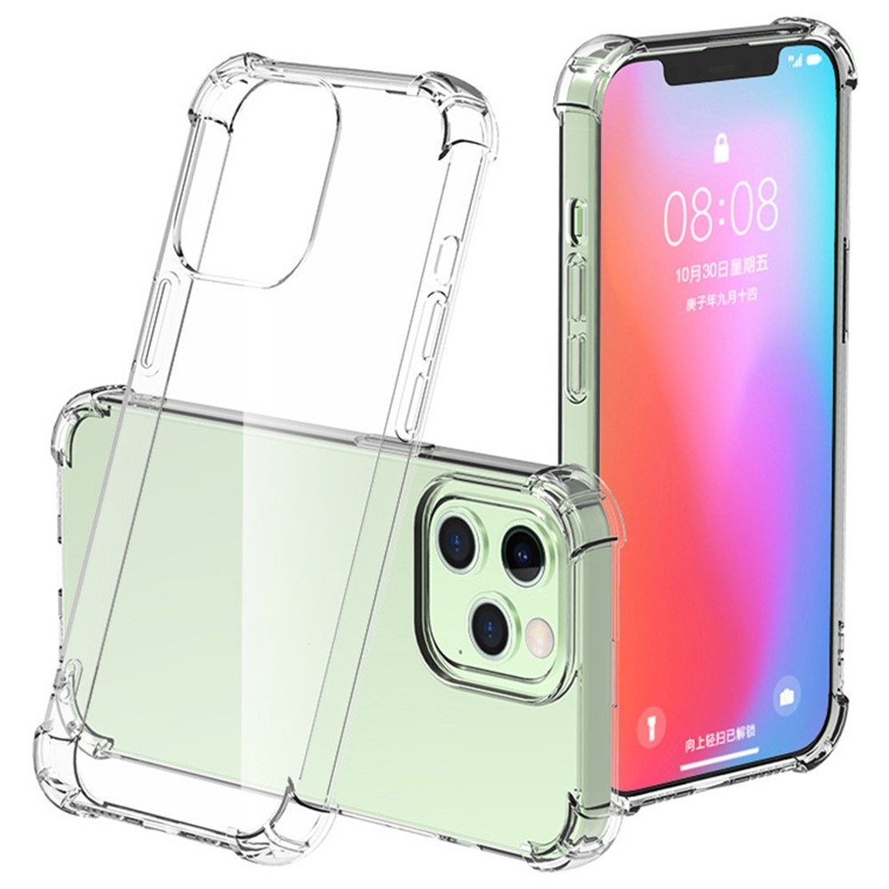 Průhledný gelový obal s vyztuženými rohy na Xiaomi 14T Pro - průhledný