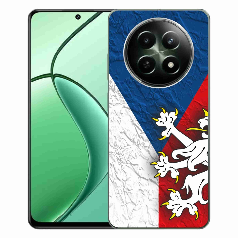 Gelový kryt mmCase na Realme 12 5G/12x 5G - česká vlajka 1