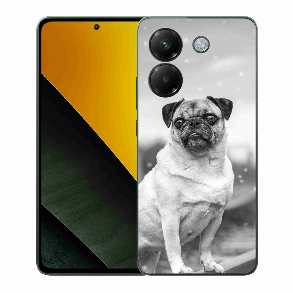 Gelový kryt mmCase na Xiaomi Poco M7 Pro 5G - mops