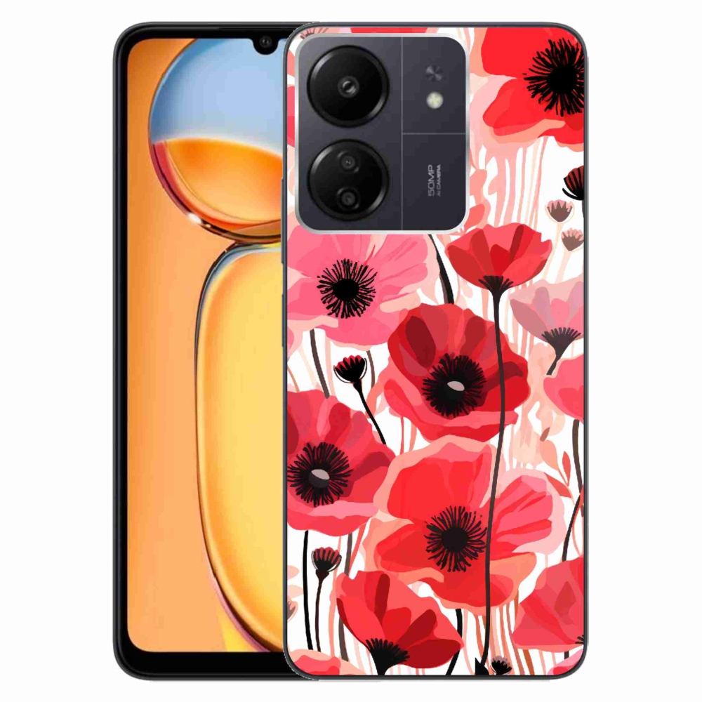 Gelový kryt mmCase na Xiaomi Poco C65/Redmi 13C - vlčí mák 1
