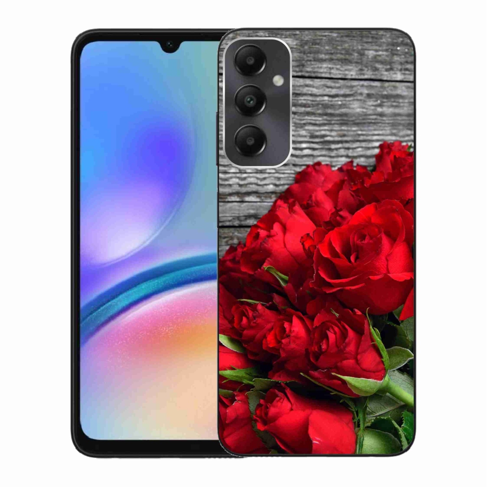 Gelový kryt mmCase na Samsung Galaxy A05s - červené růže