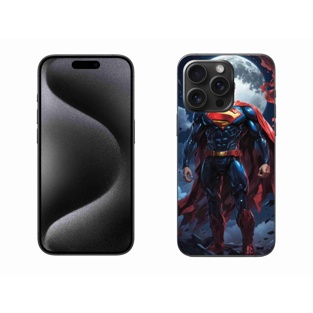 Gelový kryt mmCase na iPhone 15 Pro Max - superman