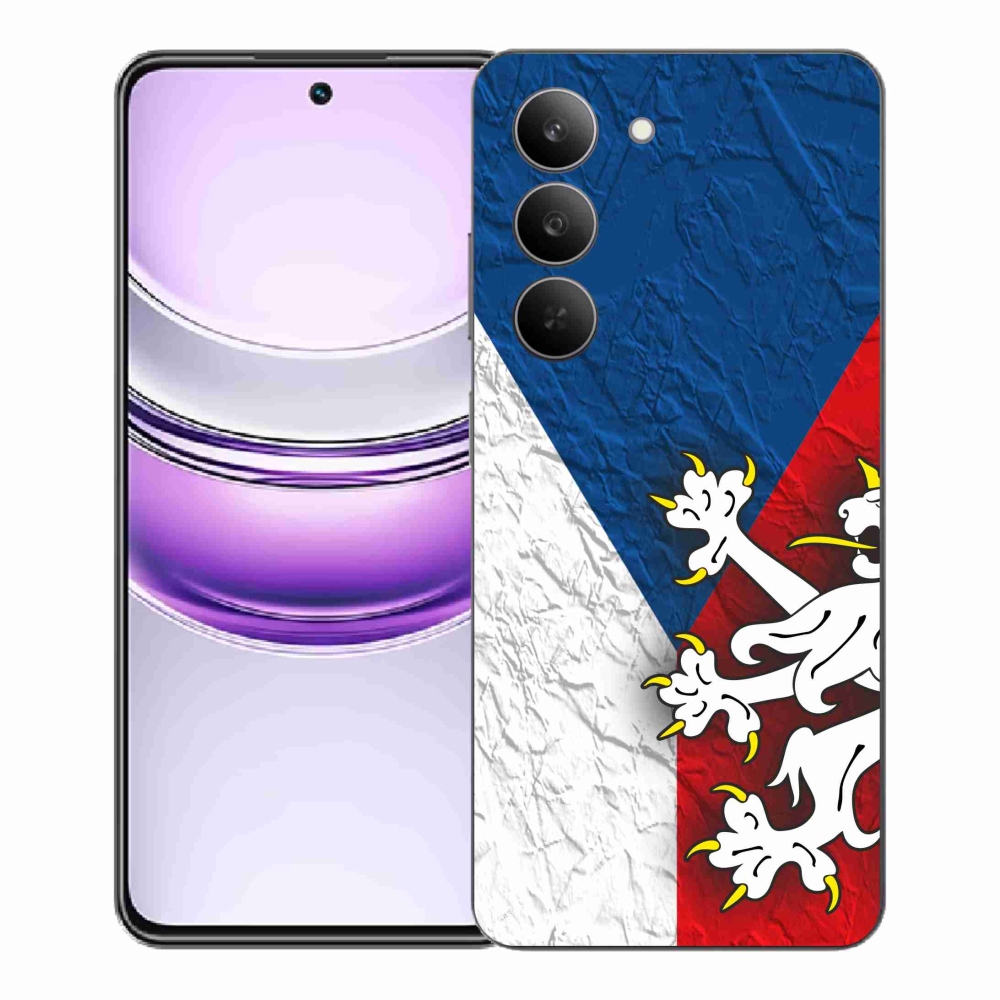 Gelový kryt mmCase na Realme 14x 5G - česká vlajka 1