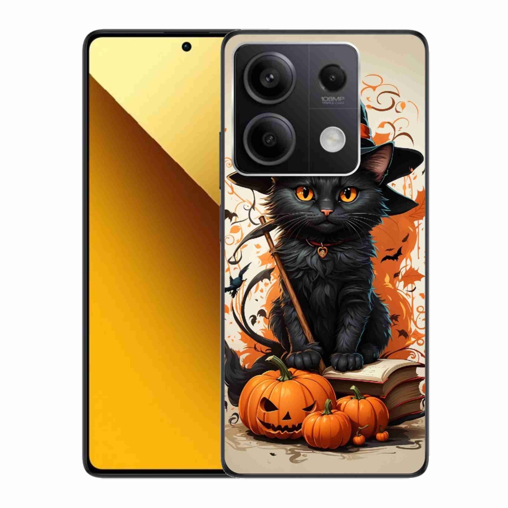 Gelový kryt mmCase na Xiaomi Redmi Note 13 5G - kocour čaroděj