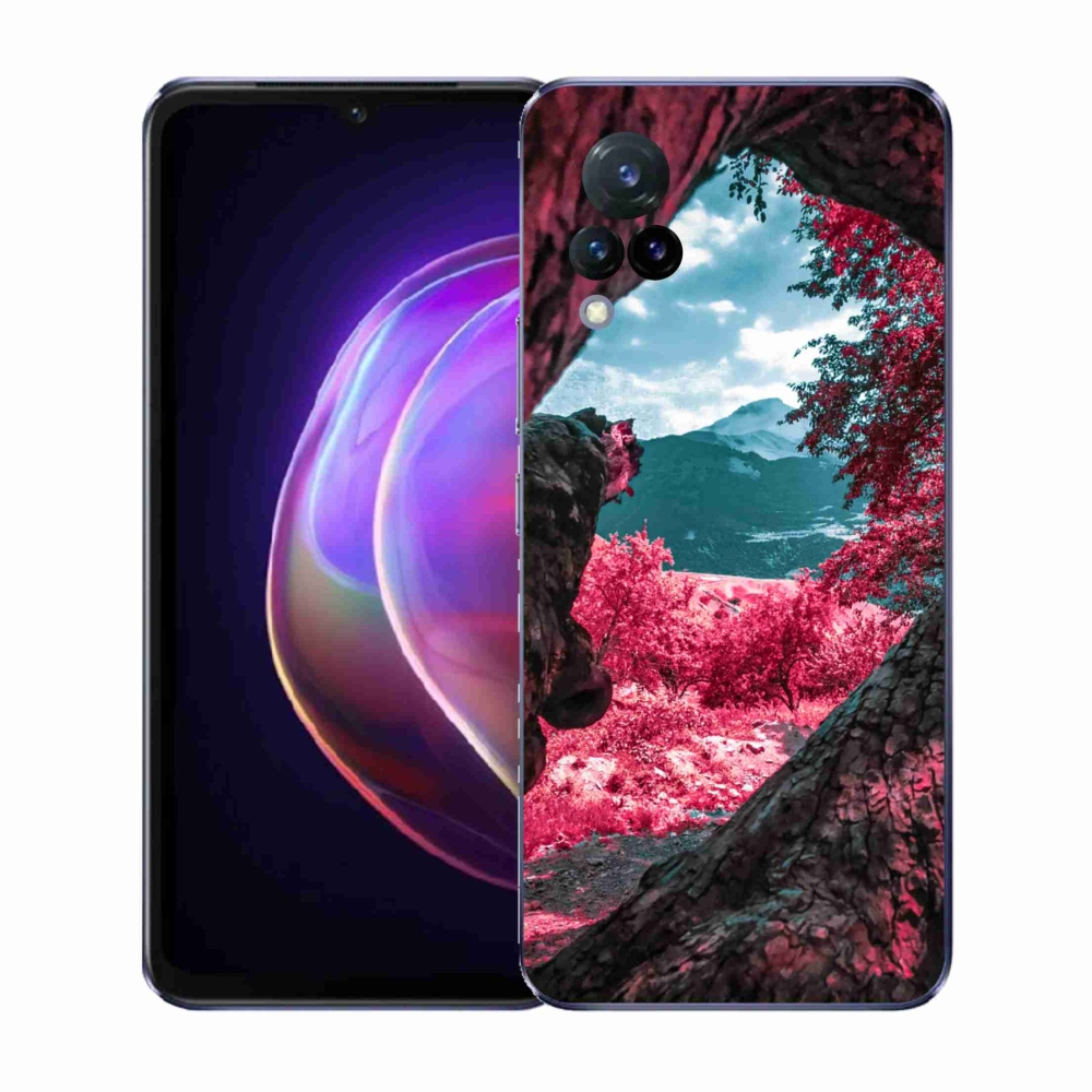 Gelový kryt mmCase na Vivo V21 4G/5G - výhled na hory