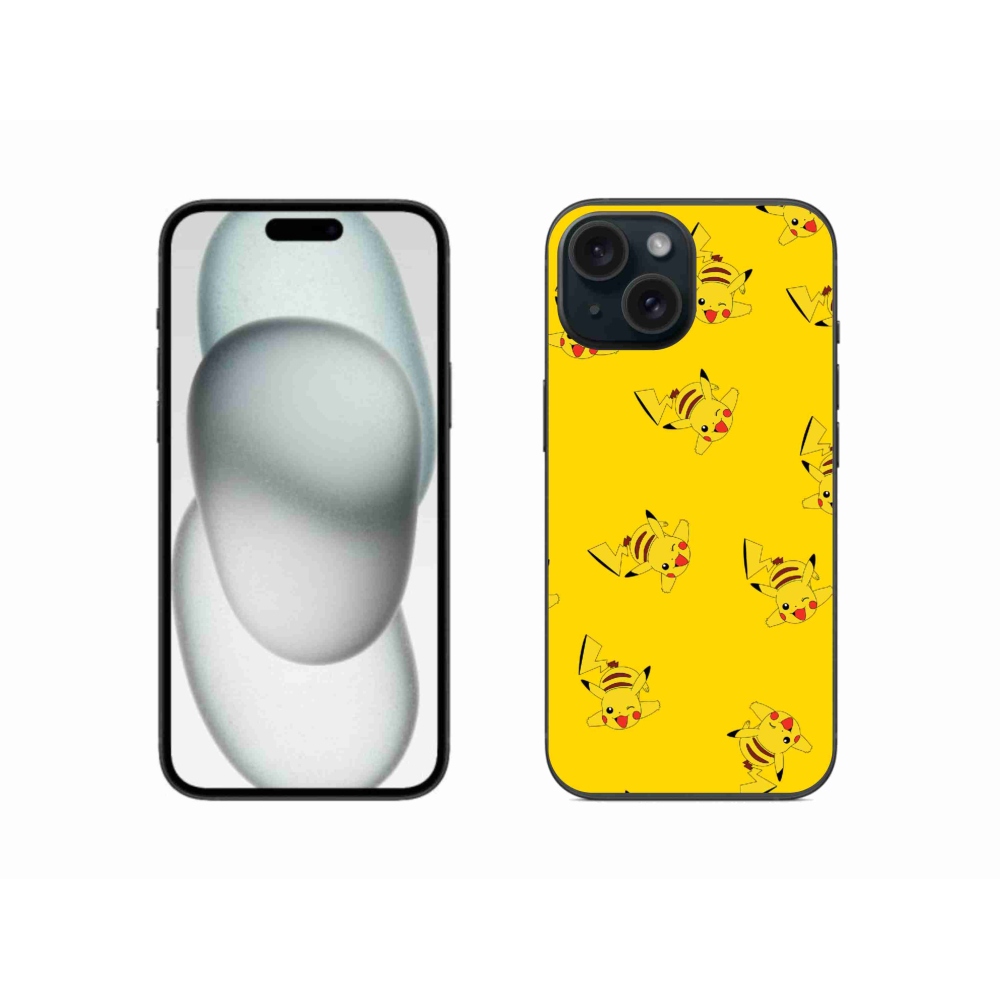 Gelový kryt mmCase na iPhone 15 - pikachu