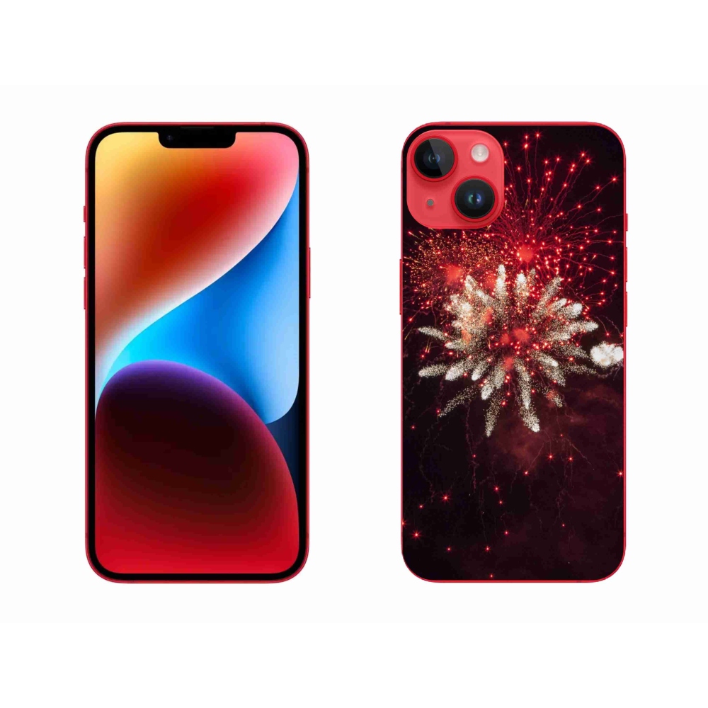 Gelový kryt mmCase na iPhone 14 Plus - ohňostroj