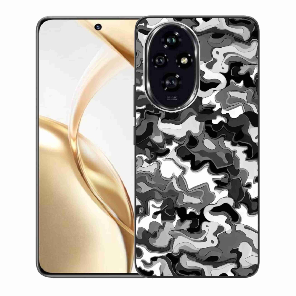 Gelový kryt mmCase na Honor 200 5G - maskáčový vzor 3
