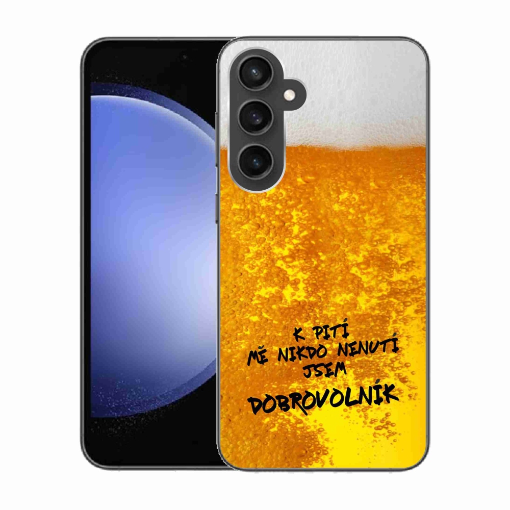 Gelový kryt mmCase na Samsung Galaxy S23 FE - pivní motiv 4