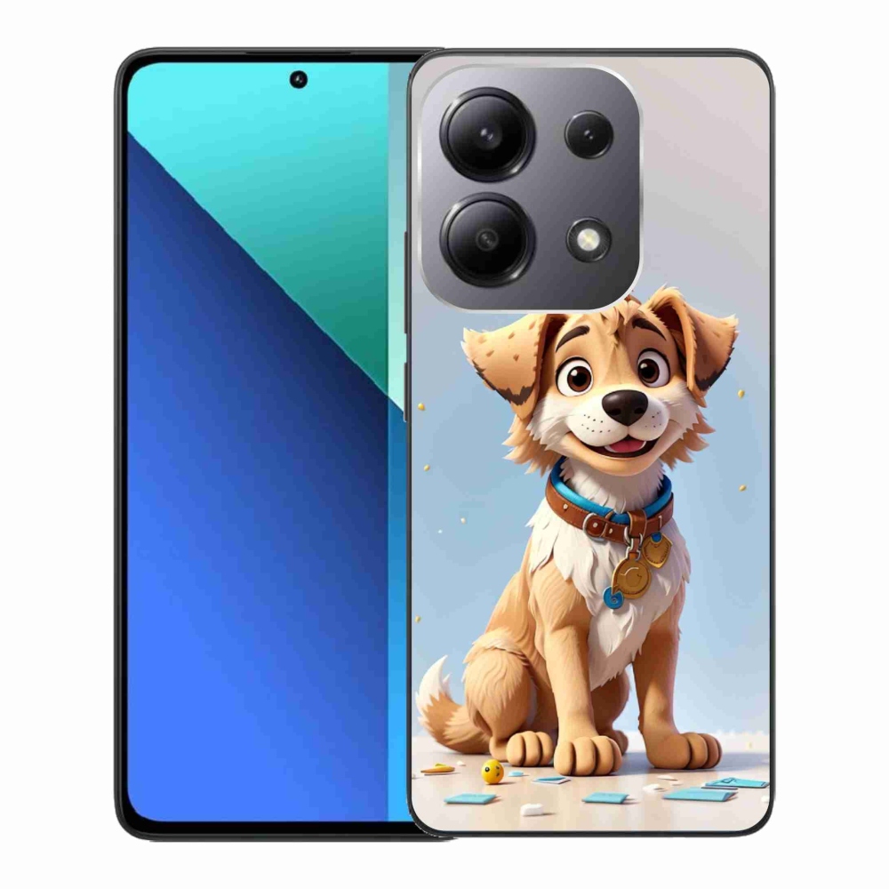 Gelový kryt mmCase na Xiaomi Redmi Note 13 - kreslené štěně