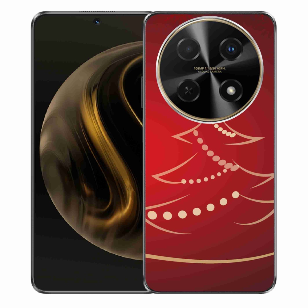 Gelový kryt mmCase na Huawei Nova 12i - kreslený vánoční stromek