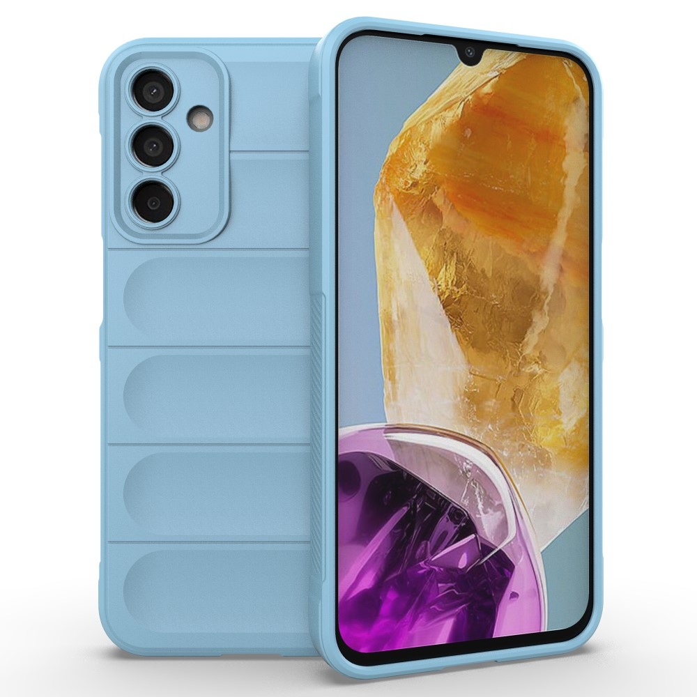 Rugg odolný gelový obal na Samsung Galaxy M15 5G - světlemodrý
