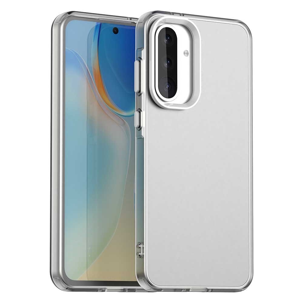 Candy matný gelový obal na Samsung Galaxy A36 5G/A56 5G - bílý