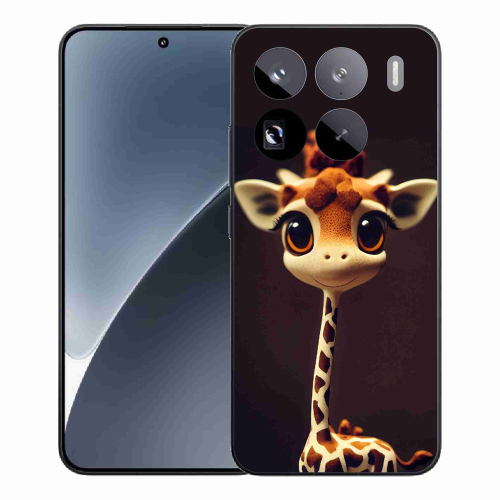 Gelový kryt mmCase na Xiaomi 15 Pro - malá žirafa