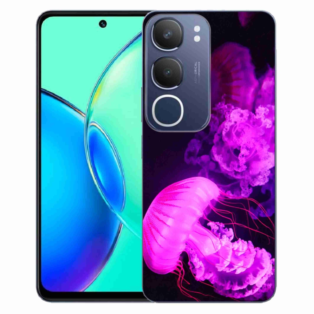 Gelový kryt mmCase na Vivo Y19s - medúza 1