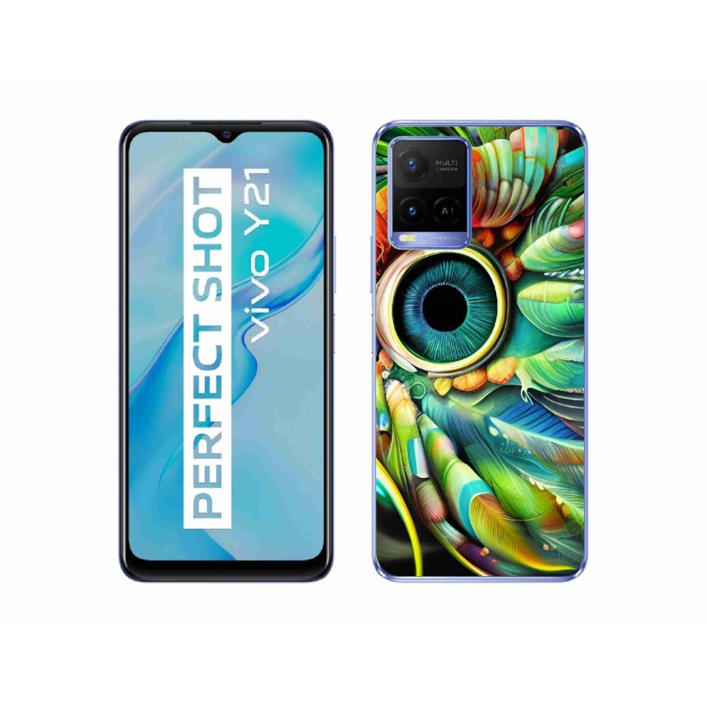 Gelový kryt mmCase na Vivo Y21/Y21s/Y33s - abstraktní motiv 18
