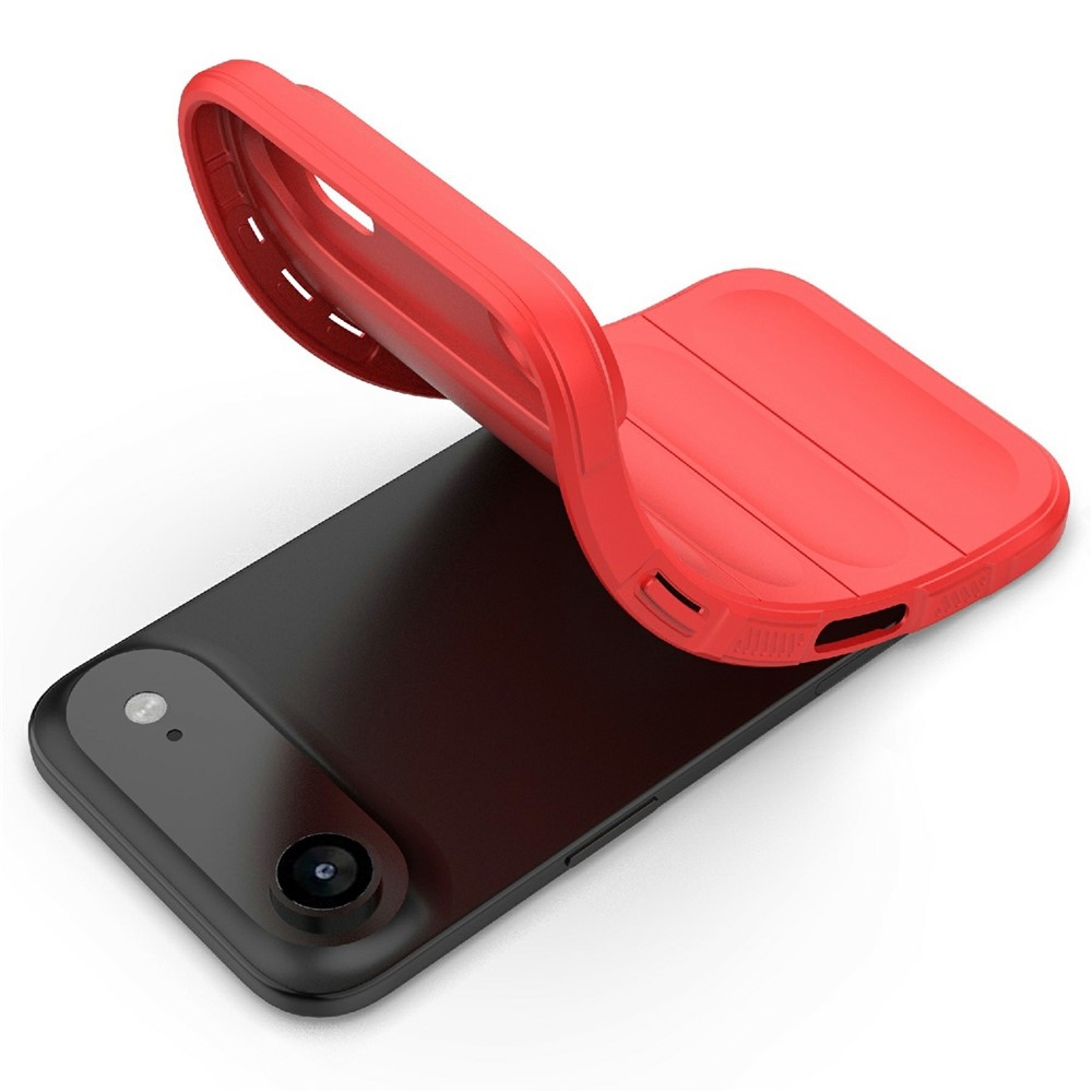 Rugg odolný gelový obal na iPhone 17 Air - červený