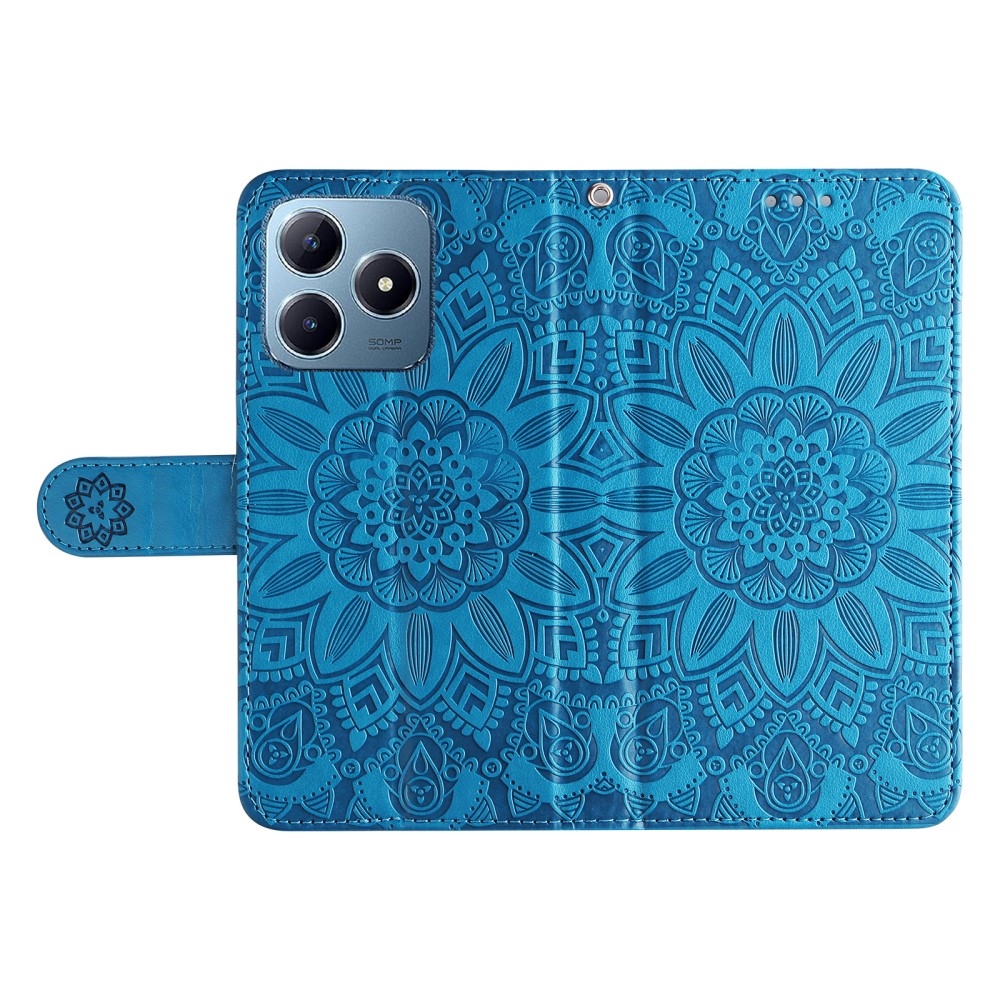 Sunflower knížkové pouzdro na Realme Note 60 - modré