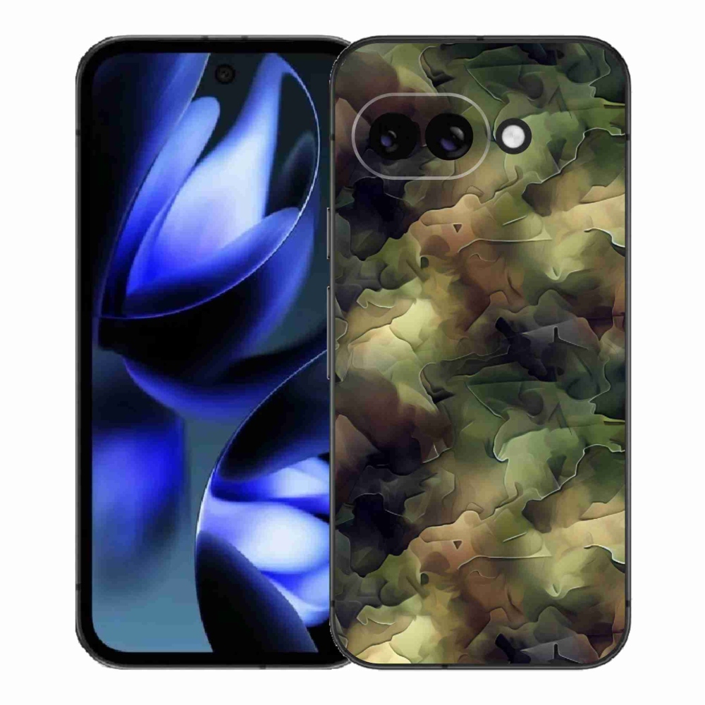 Gelový kryt mmCase na Google Pixel 9a - maskáčový vzor 10