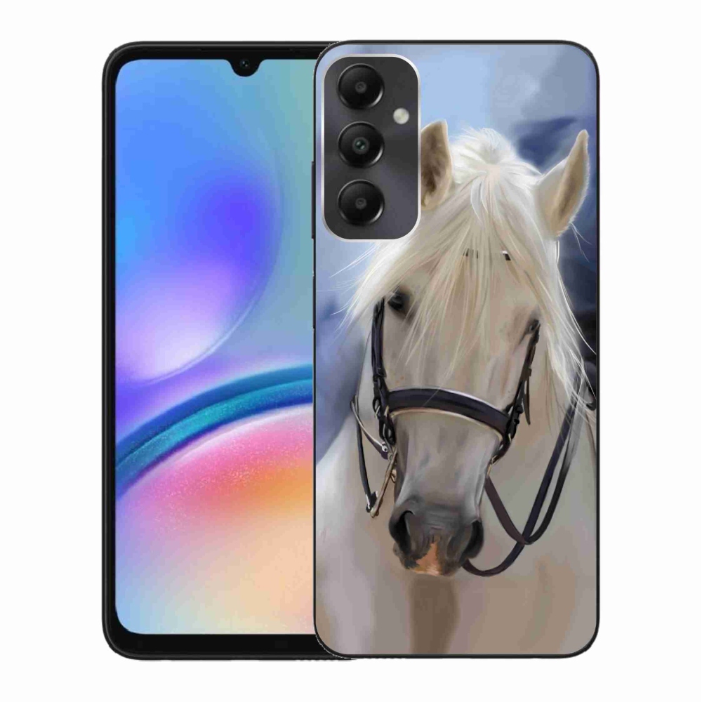 Gelový kryt mmCase na Samsung Galaxy A05s - bílý kůň