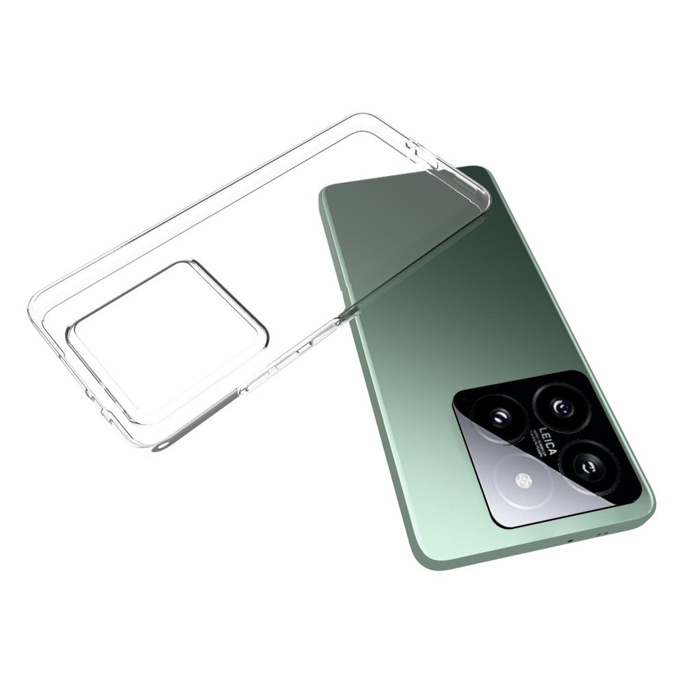 Průhledný gelový obal na Xiaomi 14T Pro - průhledný