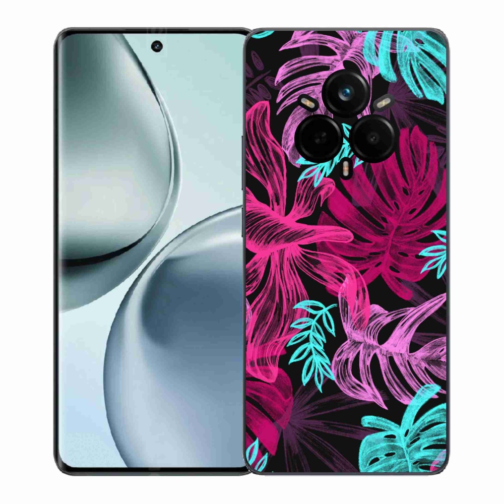 Gelový kryt mmCase na Realme 14 Pro+ 5G - květiny 1