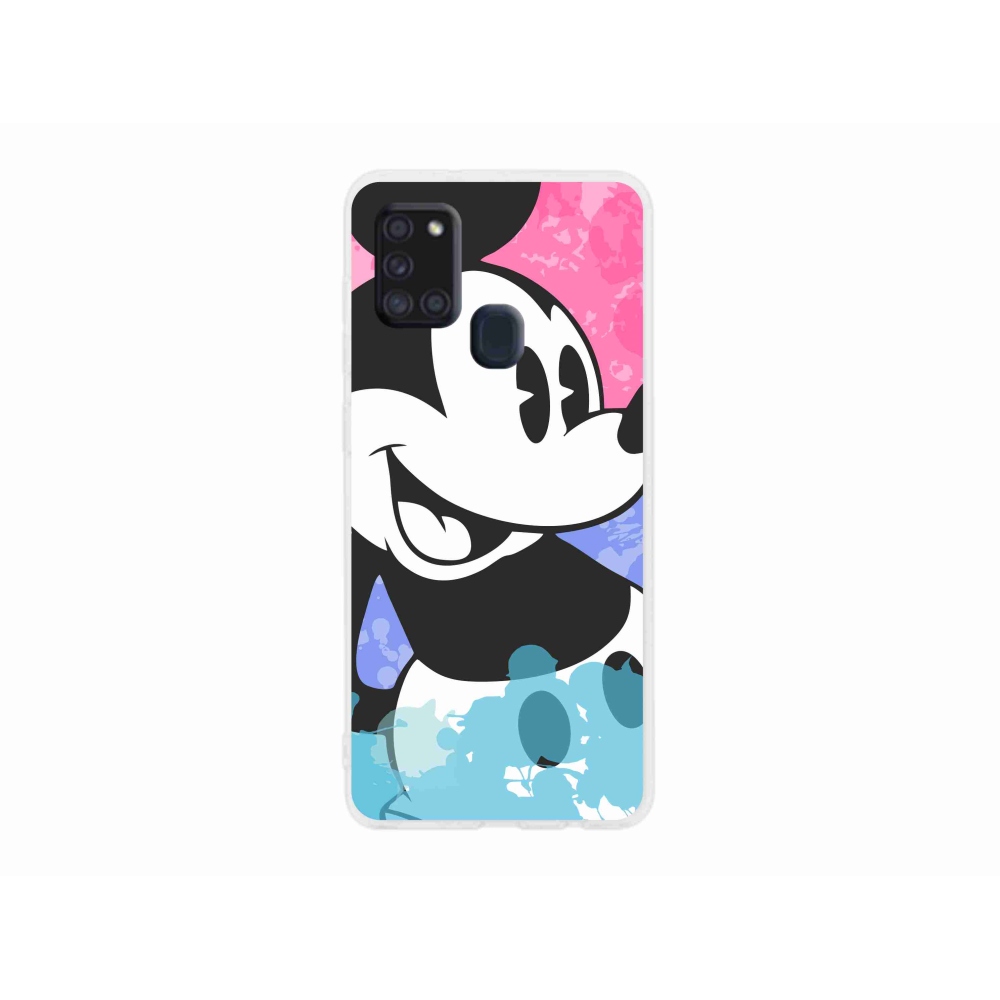 Gelový kryt mmCase na Samsung Galaxy A21s - mickey mouse