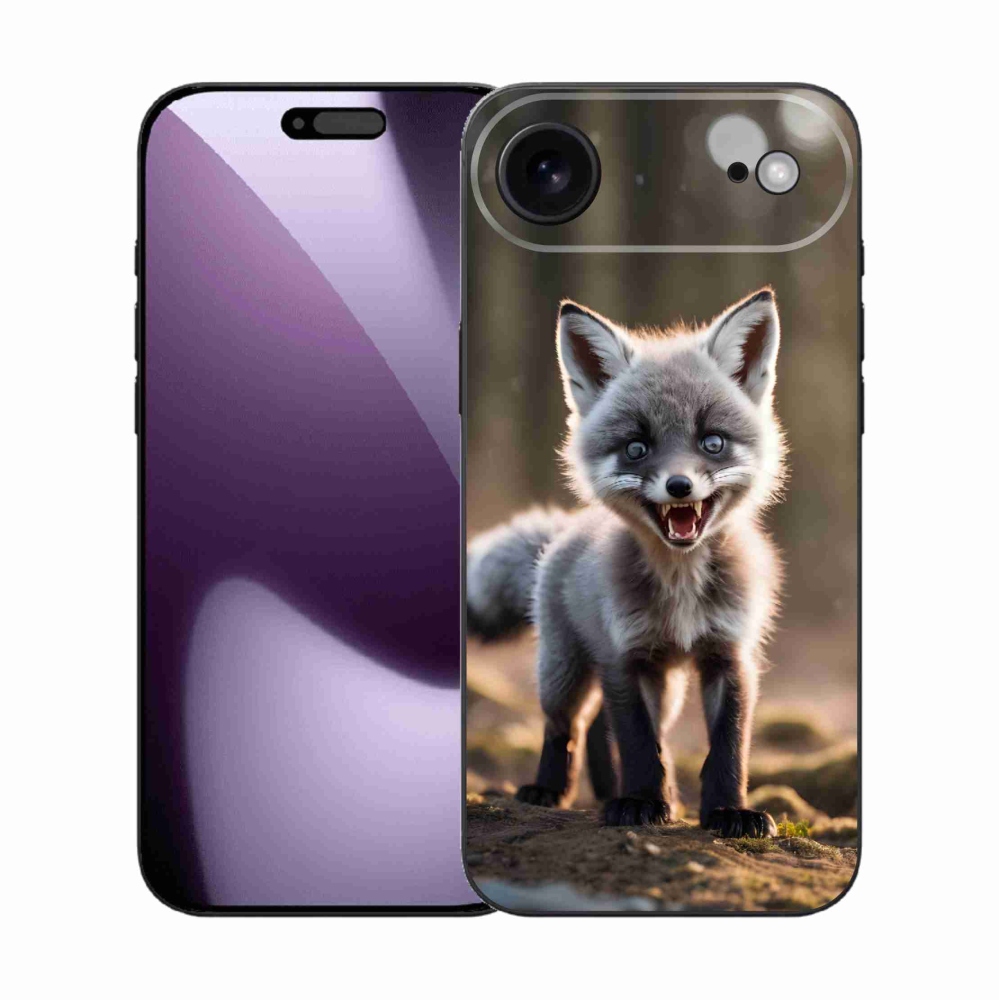 Gelový kryt mmCase na iPhone 17 Air - rozzuřená liška