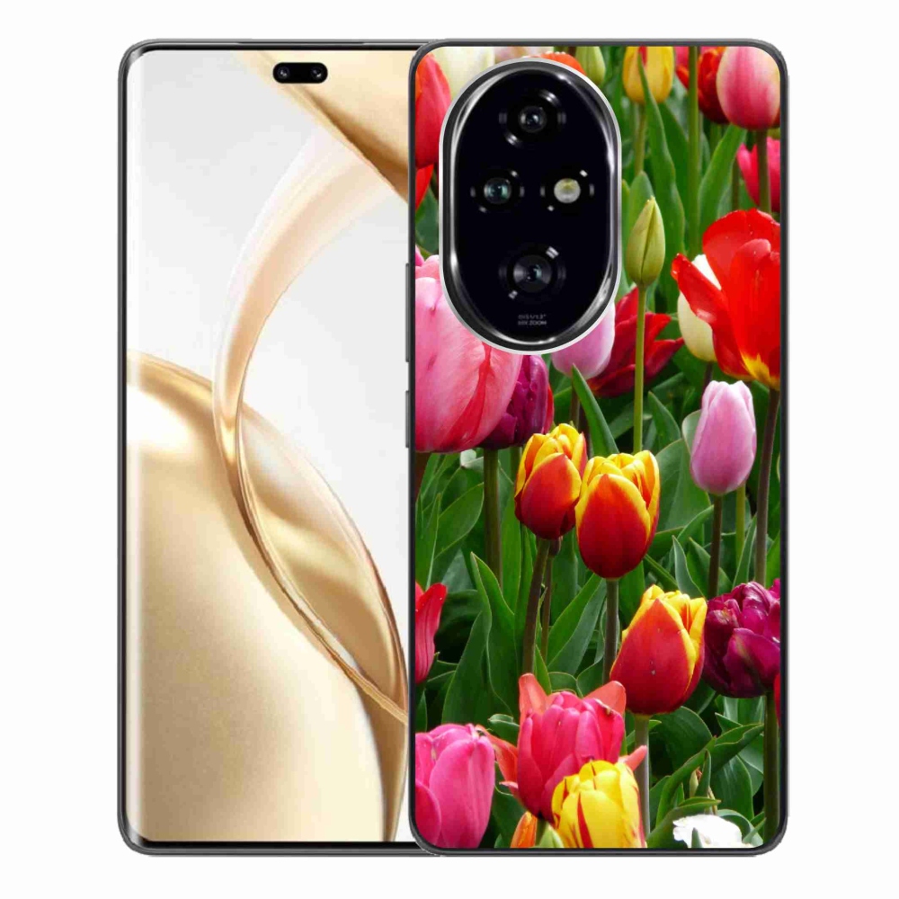 Gelový kryt mmCase na Honor 200 Pro 5G - tulipány