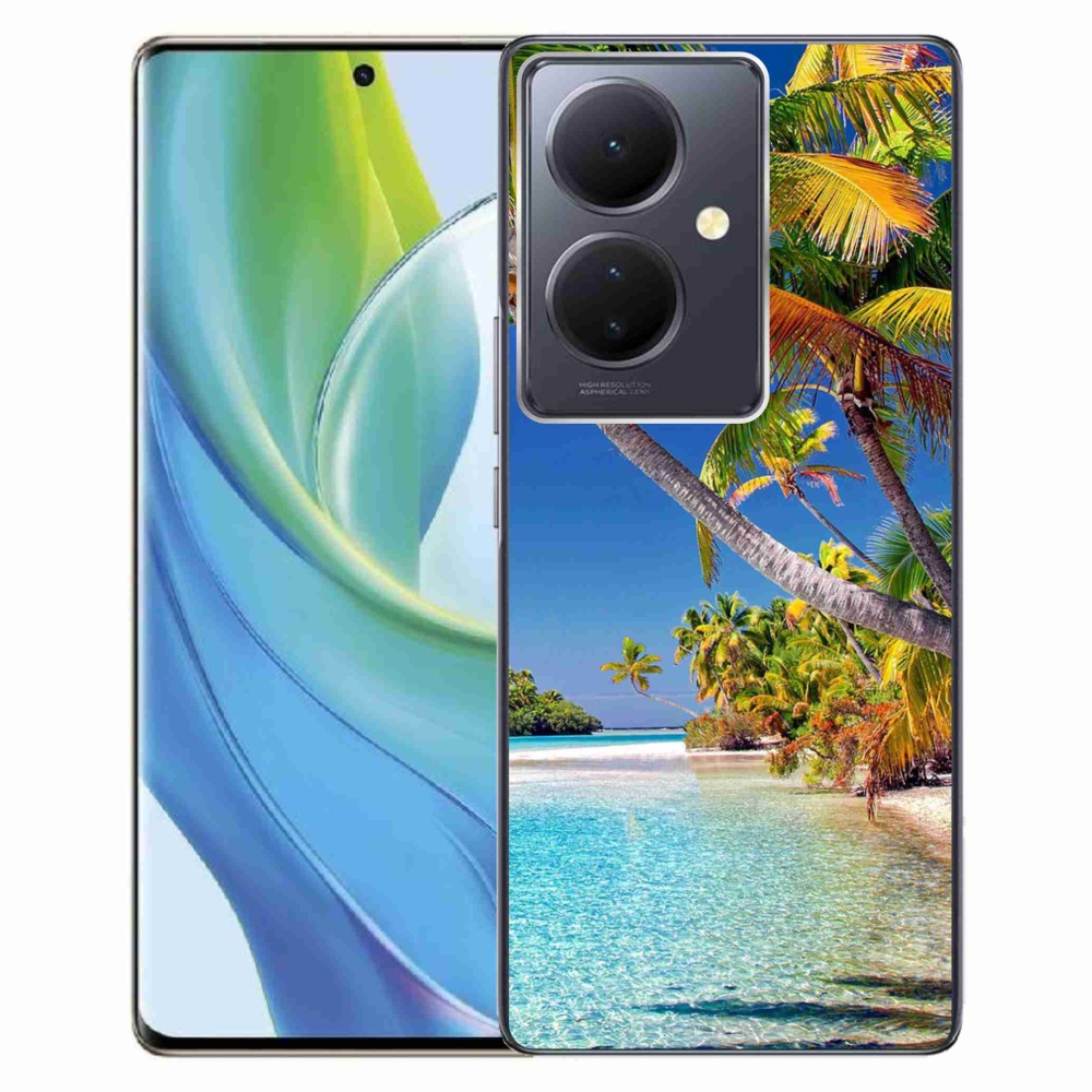 Gelový obal mmCase na Vivo V29 Lite 5G - mořská pláž