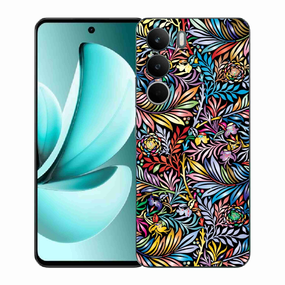 Gelový kryt mmCase na Realme C71 - květiny 5