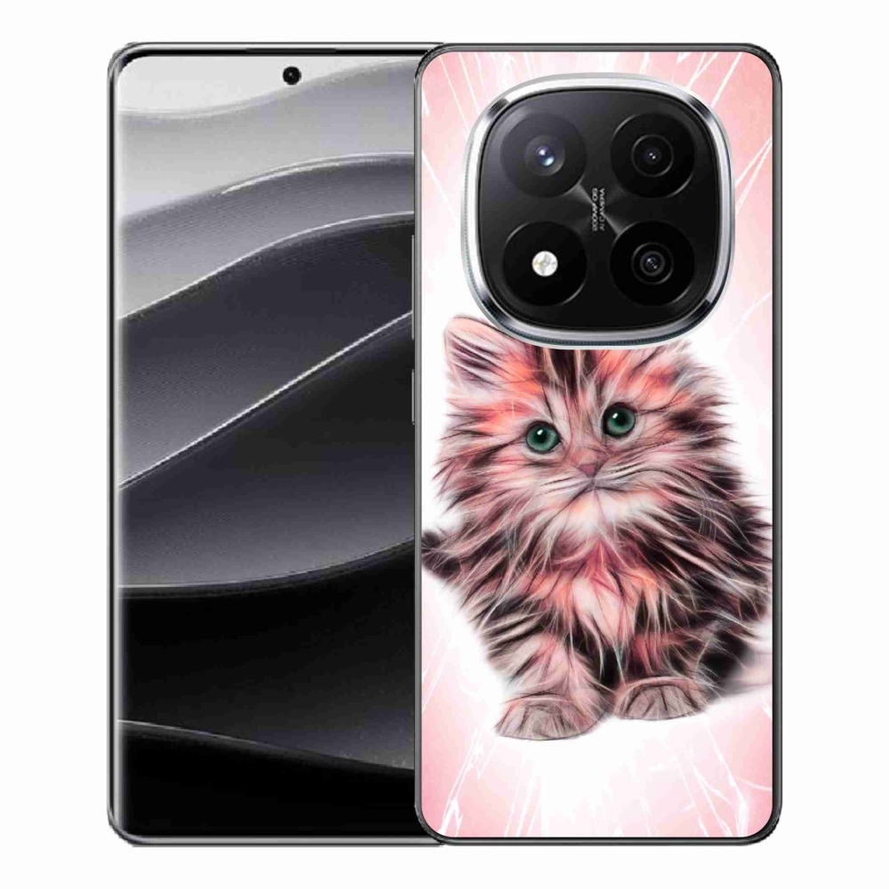 Gelový kryt mmCase na Xiaomi Redmi Note 14 Pro+ 5G - roztomilé kotě