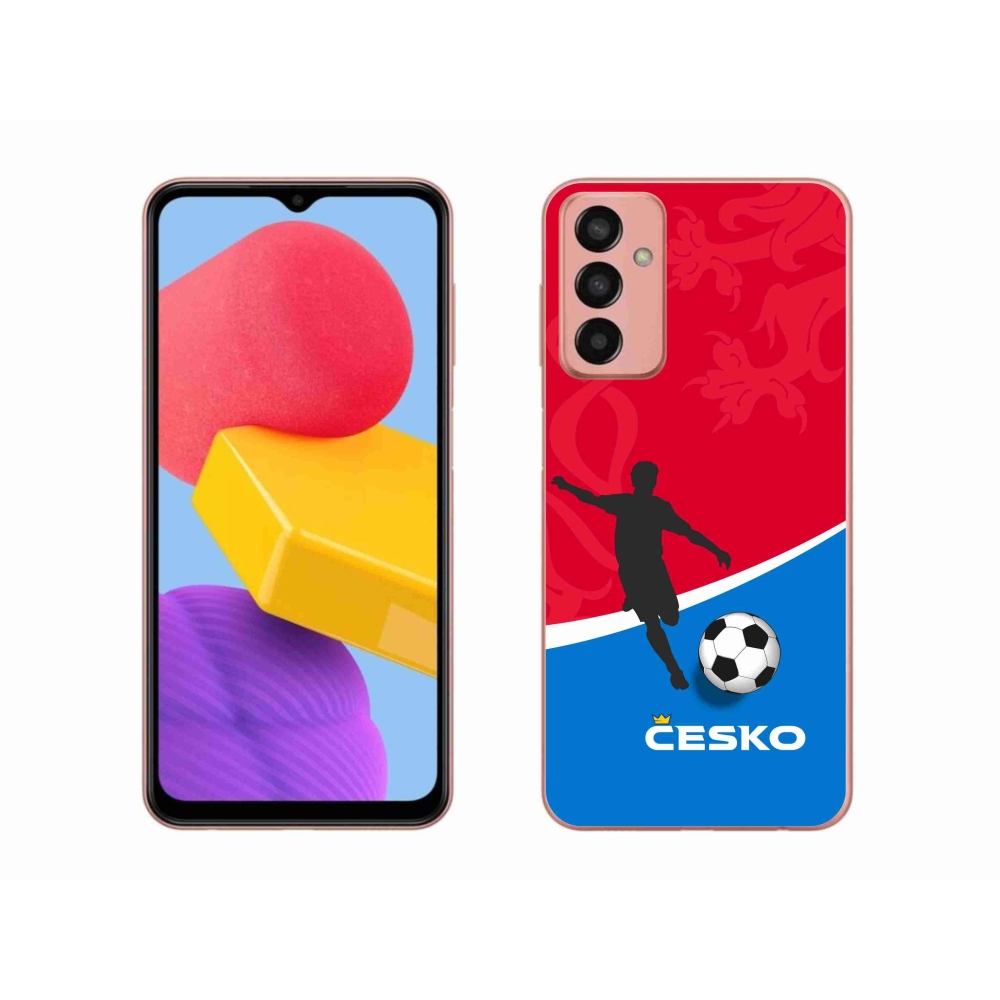 Gelový kryt mmCase na Samsung Galaxy M13 - fotbal Česko