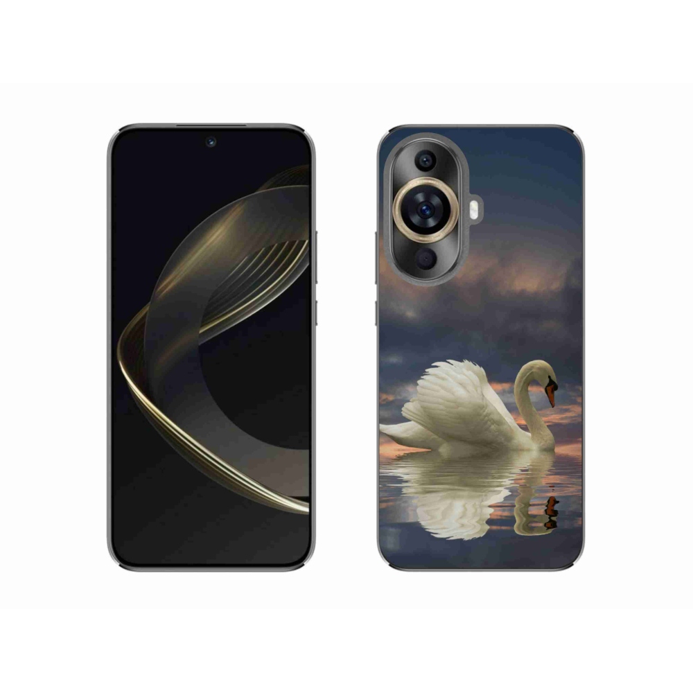 Gelový kryt mmCase na Huawei Nova 11 - labuť