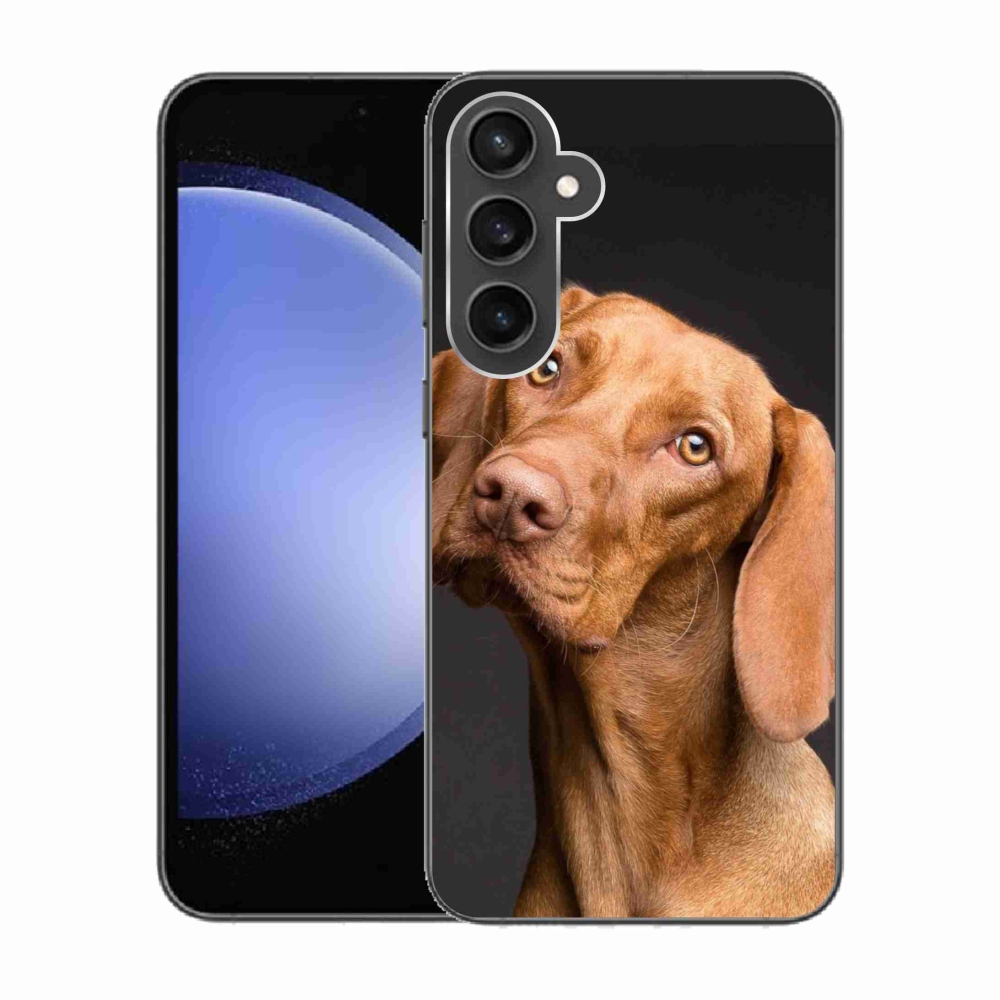 Gelový obal mmCase na Samsung Galaxy S23 FE - maďarský ohař