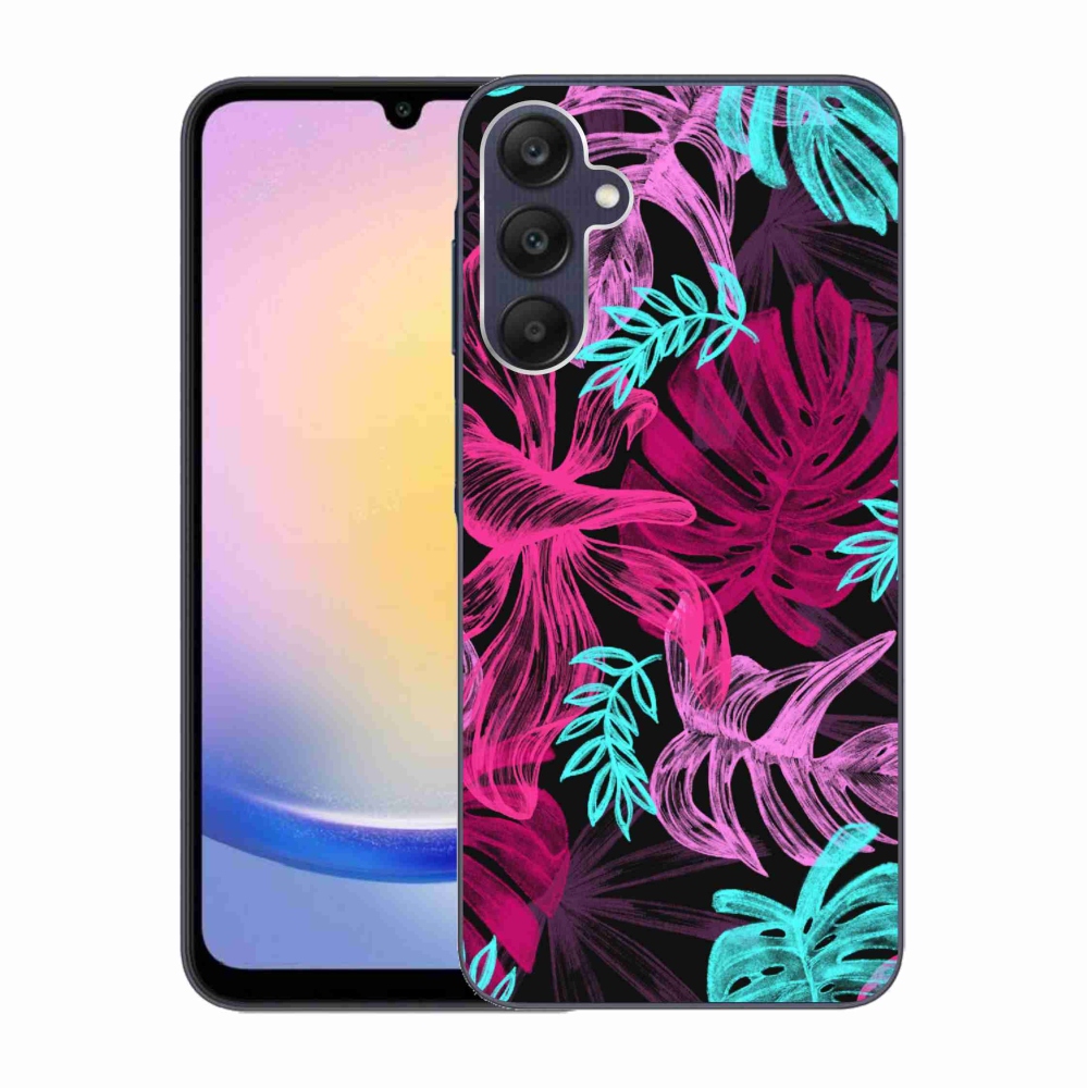 Gelový kryt mmCase na Samsung Galaxy A25 5G - květiny 1
