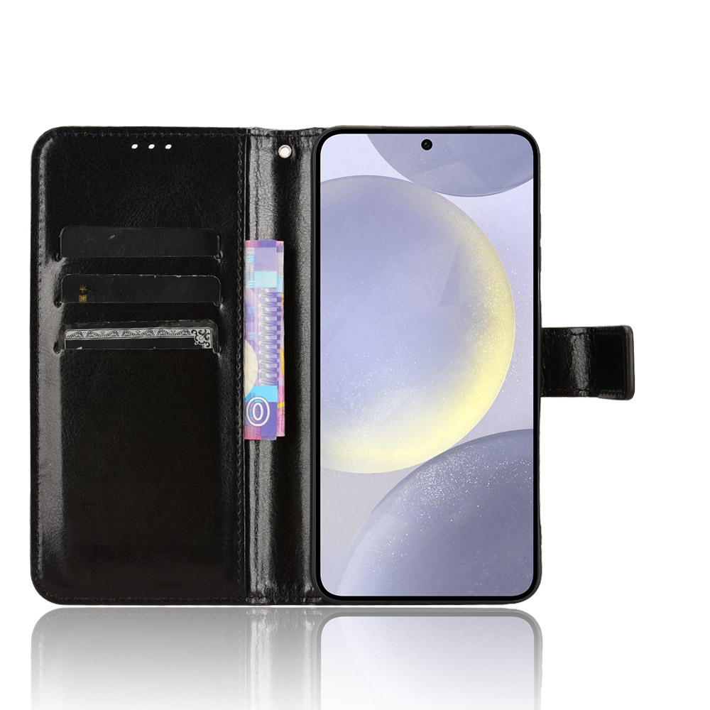 Crazy knížkové pouzdro na Samsung Galaxy S25 FE - černé