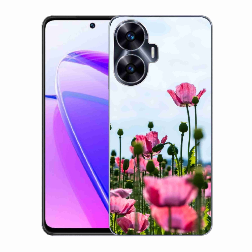 Gelový kryt mmCase na Realme C55 - vlčí mák