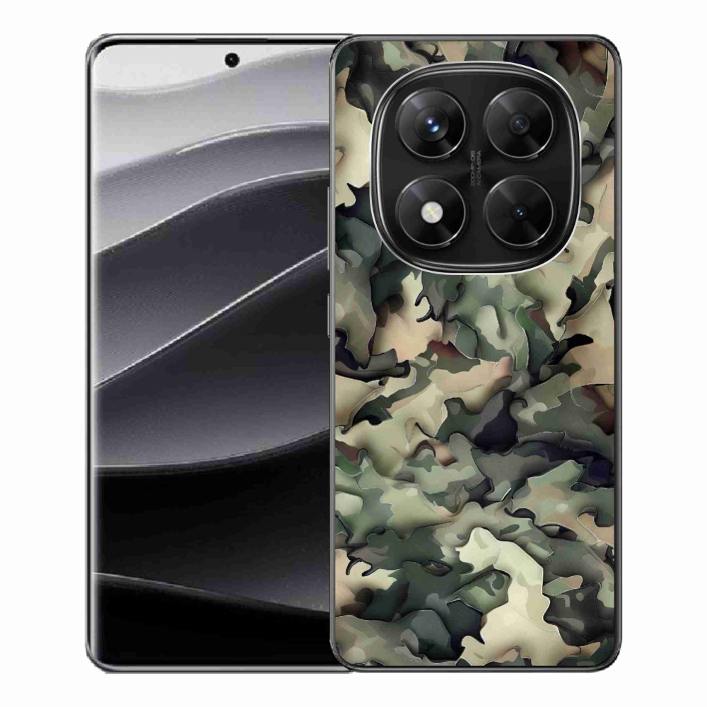 Gelový kryt mmCase na Xiaomi Redmi Note 14 Pro 5G/Poco X7 5G - maskáčový vzor 9