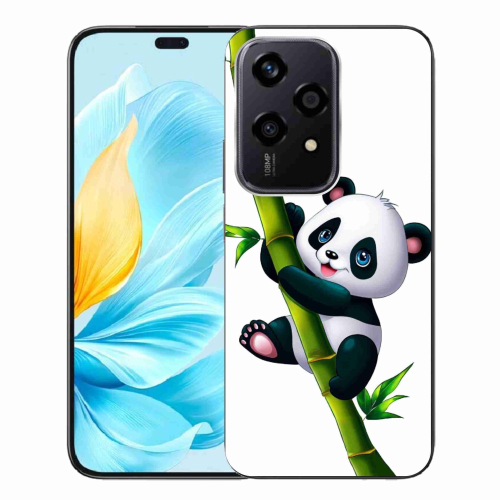 Gelový kryt mmCase na Honor 200 Lite 5G - panda na bambusu