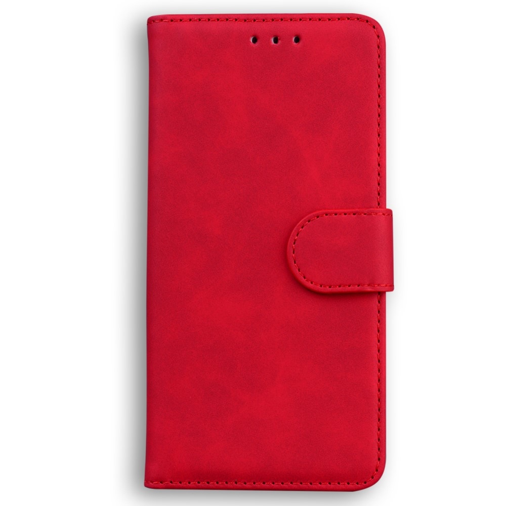 Solid knížkové pouzdro na Realme 12 5G/12x 5G - červené