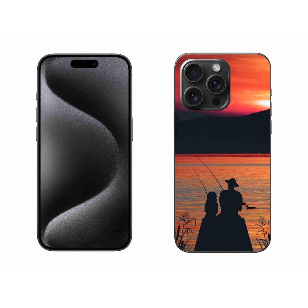 Gelový kryt mmCase na iPhone 15 Pro Max - rybaření 3
