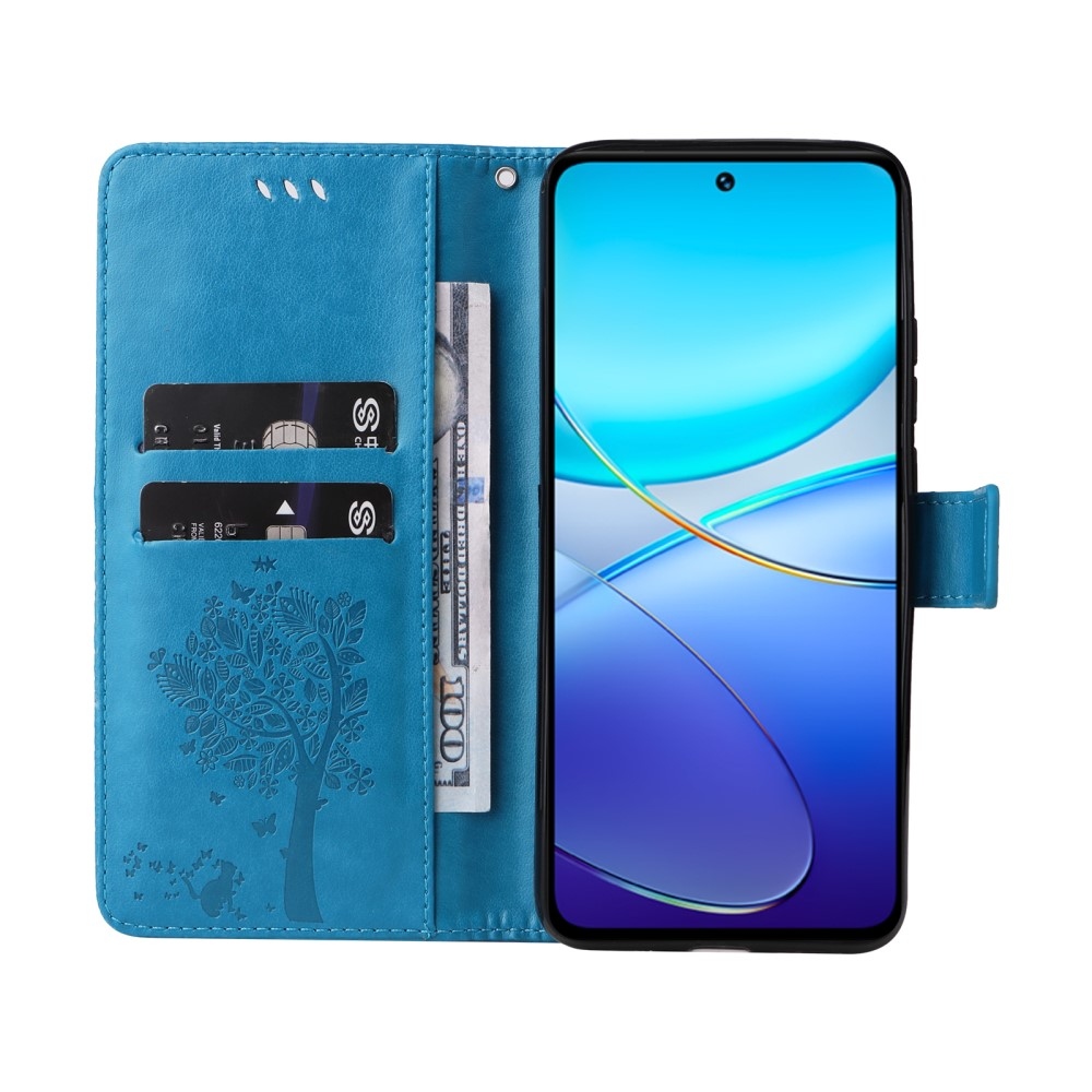 Tree knížkové pouzdro na Vivo V40 SE 4G/5G - modré