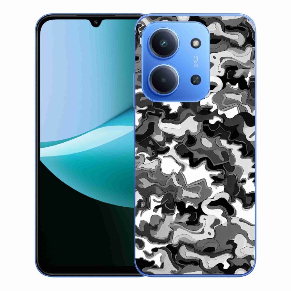Gelový kryt mmCase na Xiaomi Redmi 15C 4G/5G (173mm) - maskáčový vzor 3