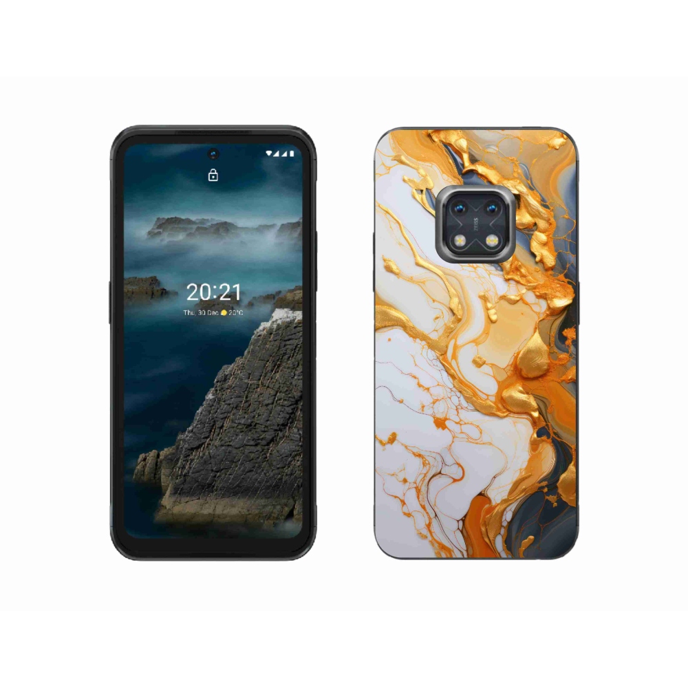 Gelový kryt mmCase na Nokia XR20 - abstraktní motiv 6