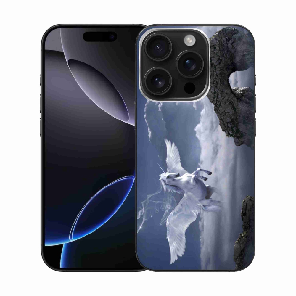 Gelový kryt mmCase na iPhone 16 Pro - pegas